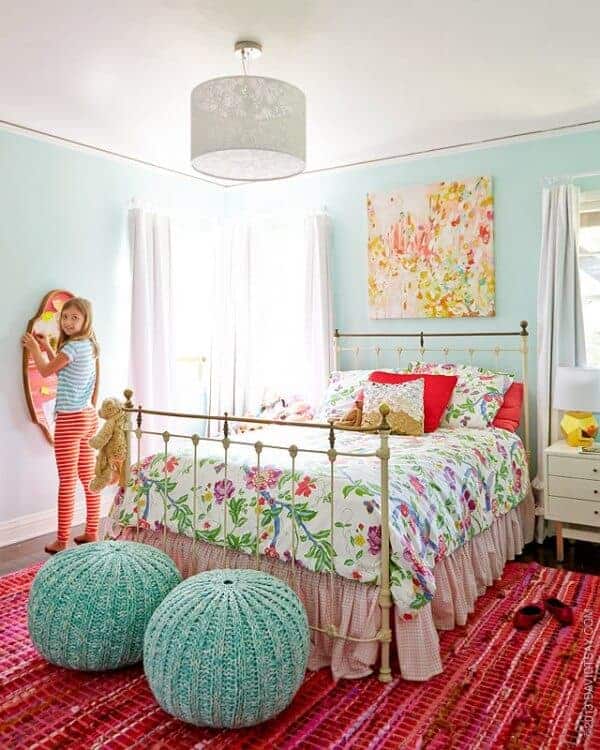 aqua kids bedroom