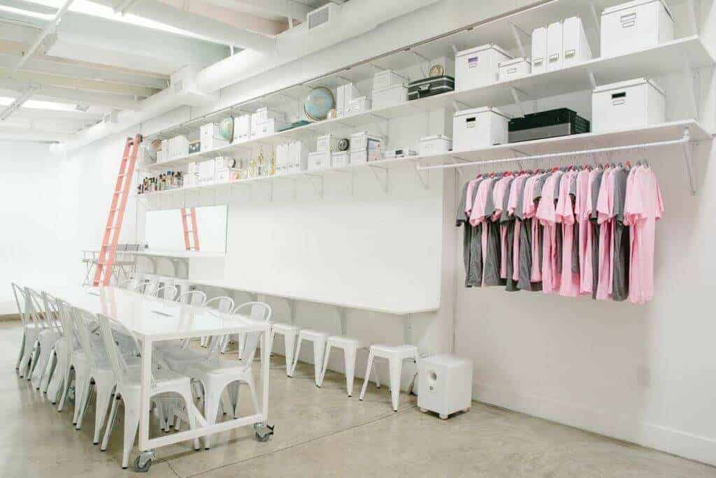 clean photo studio