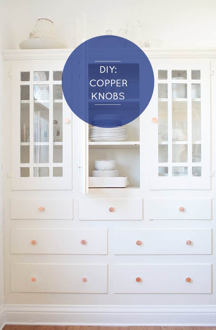 DIY Copper Knobs