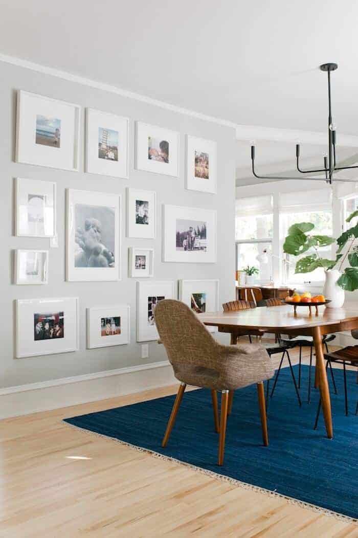 family photo wall