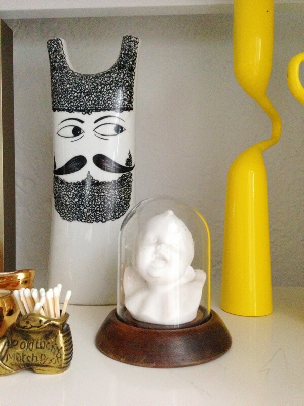 porcelain baby head