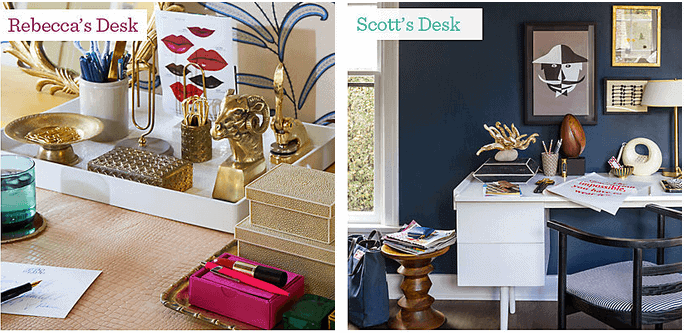 styled desk