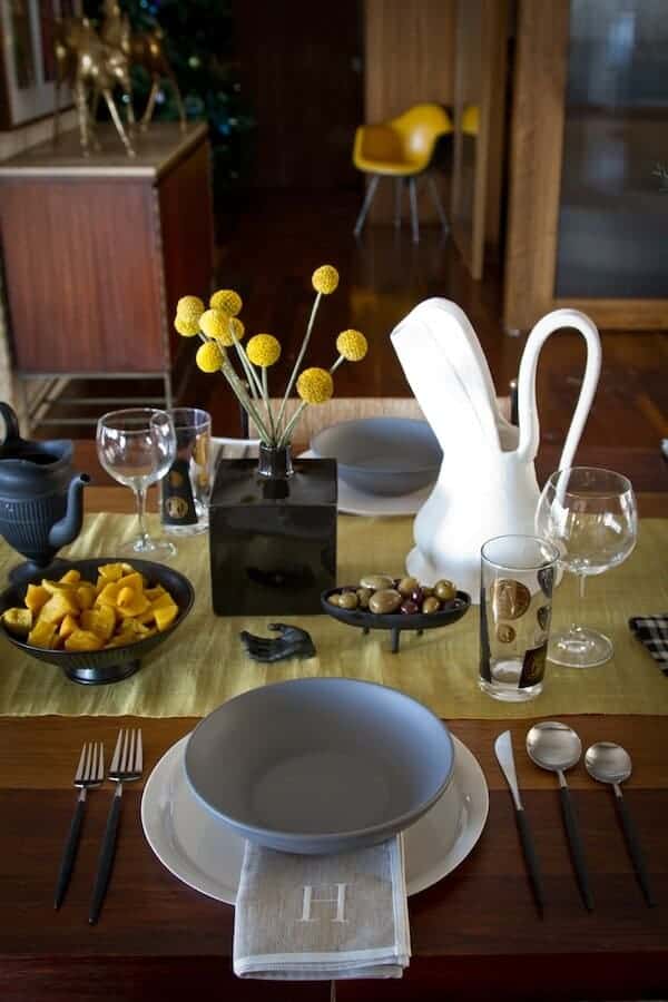 dark and moody tablescape - StyleByEmilyHenderson.com
