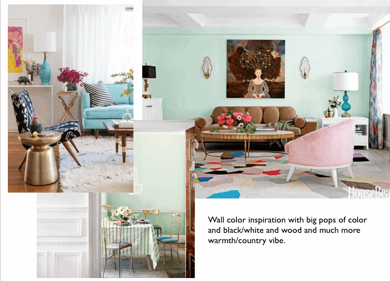 mint and pink
