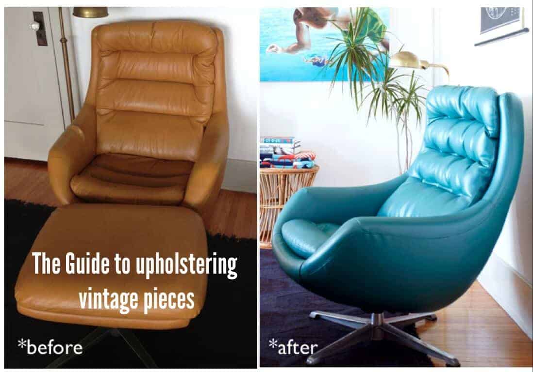 vintage upholstery