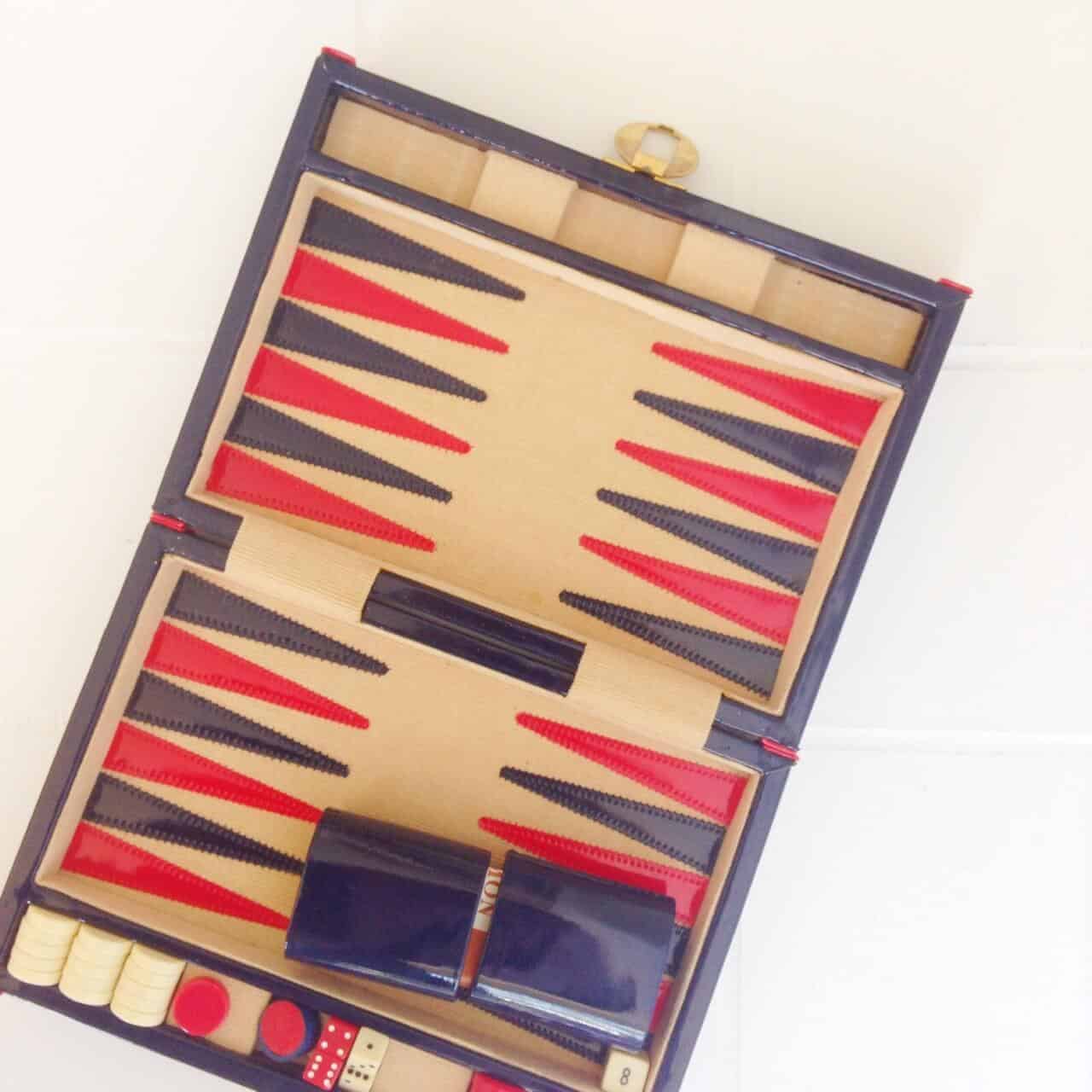 vintage backgammon